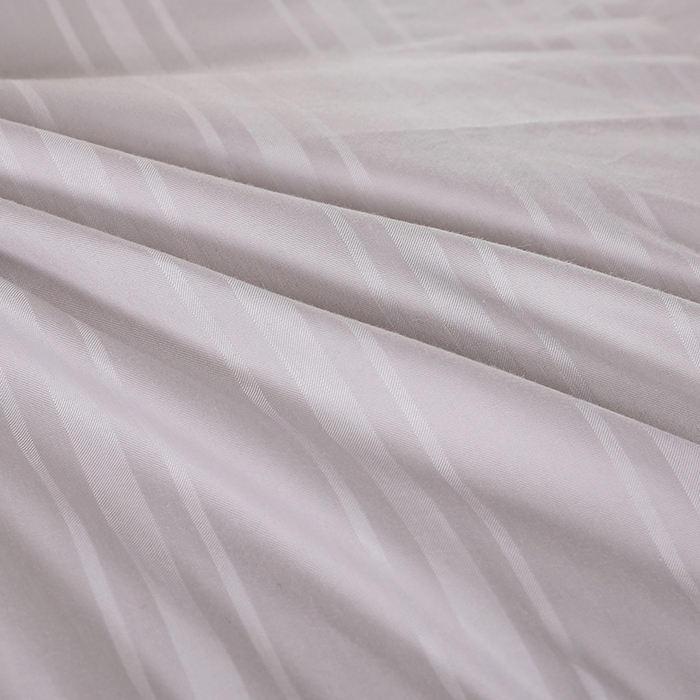 91家纺网 家纺一手货源 找家纺 （总）呆头鹅羽绒工厂店 2025新款竹棉缎条纹羽绒被 白鹅绒鸭绒被子被芯羽绒工厂店