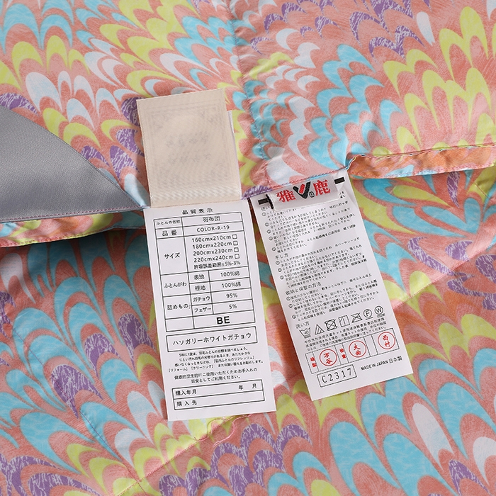 91家纺网 家纺一手货源 找家纺 呆头鹅羽绒工厂店 2025新款100支柔塞丝印花羽绒被 白鹅绒鸭绒被子被芯羽绒工厂店 孔雀开屏