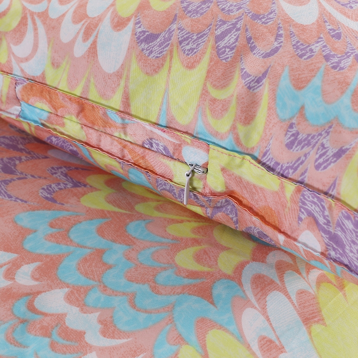 91家纺网 家纺一手货源 找家纺 呆头鹅羽绒工厂店 2025新款100支柔塞丝印花羽绒被 白鹅绒鸭绒被子被芯羽绒工厂店 孔雀开屏