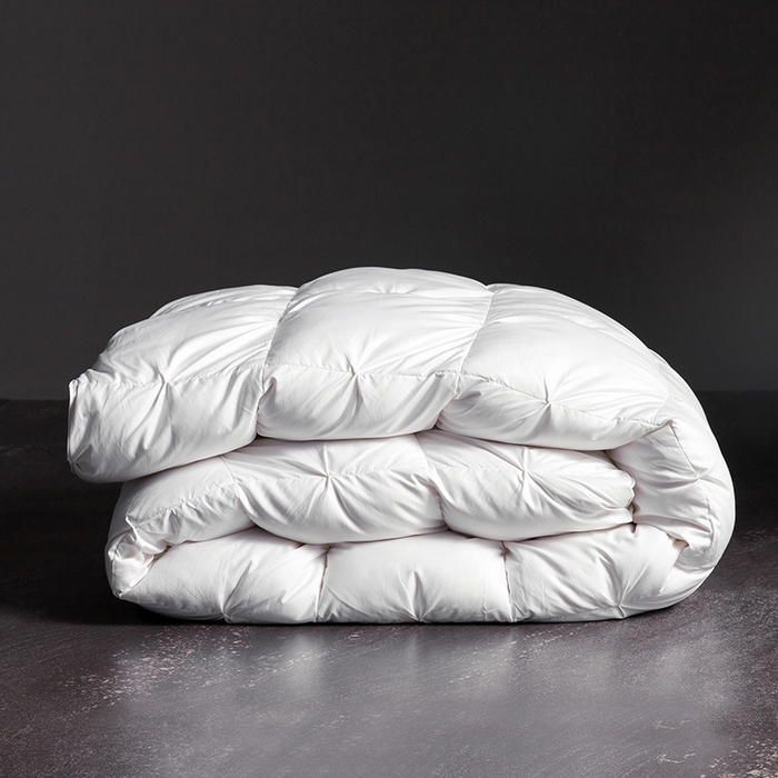 91家纺网 家纺一手货源 找家纺 （总）呆头鹅羽绒工厂店 2025新款80支柔赛丝羽绒被-扭花款 白鹅绒鸭绒被子被芯羽绒工厂店
