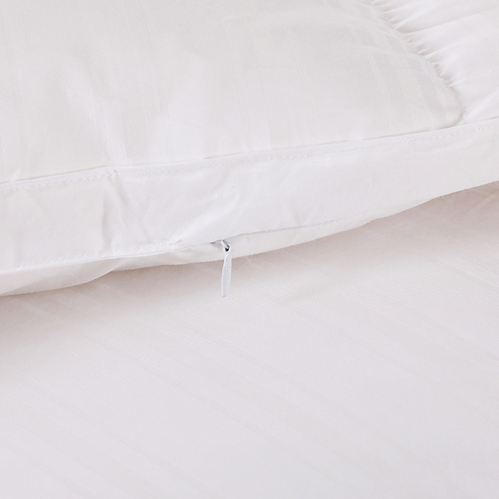 91家纺网 家纺一手货源 找家纺 呆头鹅羽绒工厂店 2025新款竹棉缎条纹羽绒被 白鹅绒鸭绒被子被芯羽绒工厂店 白色