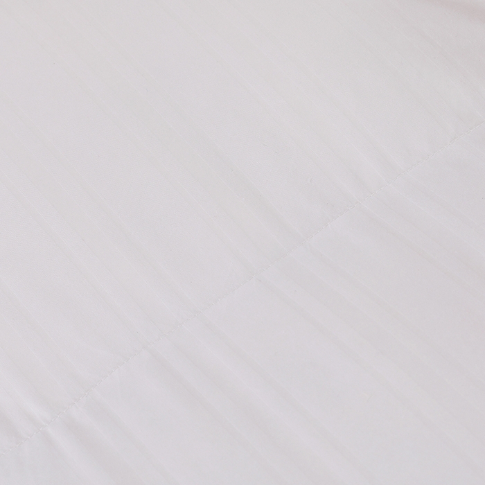 91家纺网 家纺一手货源 找家纺 呆头鹅羽绒工厂店 2025新款竹棉缎条纹羽绒被 白鹅绒鸭绒被子被芯羽绒工厂店 白色