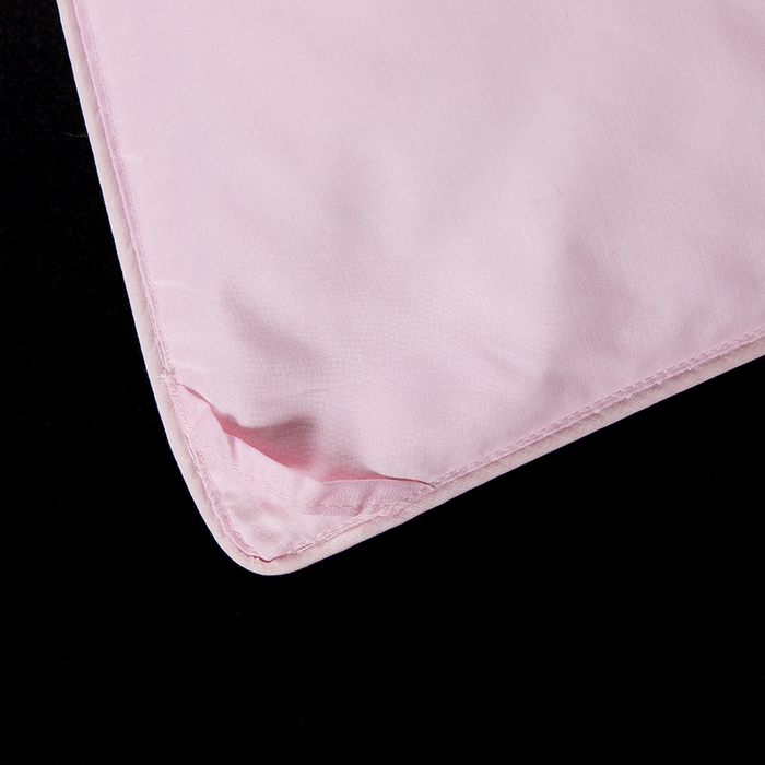 91家纺网 家纺一手货源 找家纺 呆头鹅羽绒工厂店 2025新款80支柔赛丝羽绒被-扭花款 白鹅绒鸭绒被子被芯羽绒工厂店 粉色