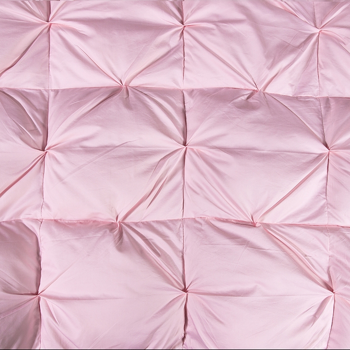 91家纺网 家纺一手货源 找家纺 呆头鹅羽绒工厂店 2025新款80支柔赛丝羽绒被-扭花款 白鹅绒鸭绒被子被芯羽绒工厂店 粉色