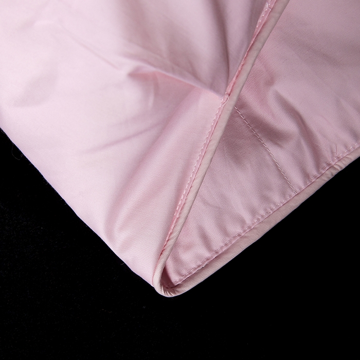 91家纺网 家纺一手货源 找家纺 呆头鹅羽绒工厂店 2025新款80支柔赛丝羽绒被-扭花款 白鹅绒鸭绒被子被芯羽绒工厂店 粉色