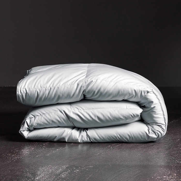 91家纺网 家纺一手货源 找家纺 （总）呆头鹅羽绒工厂店 2025新款80支柔赛丝羽绒被-标准款 白鹅绒鸭绒被子被芯羽绒工厂店