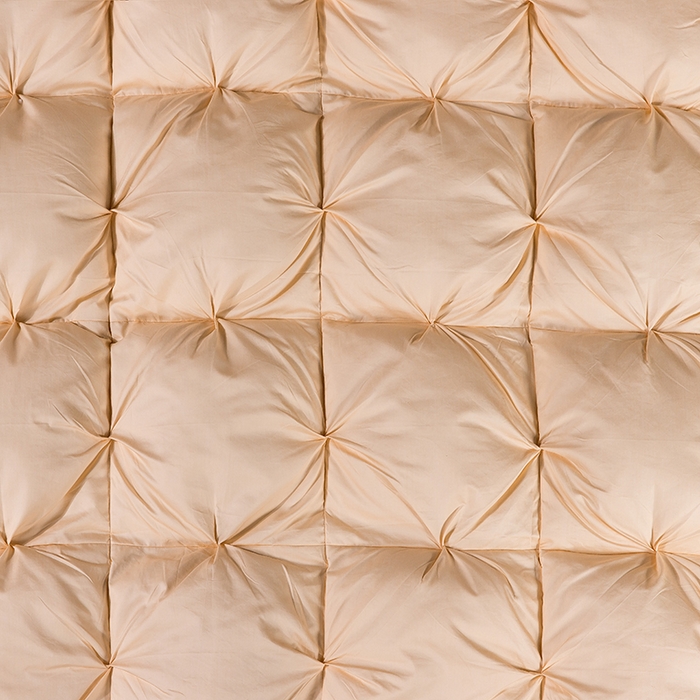 91家纺网 家纺一手货源 找家纺 呆头鹅羽绒工厂店 2025新款80支柔赛丝羽绒被-扭花款 白鹅绒鸭绒被子被芯羽绒工厂店 黄色