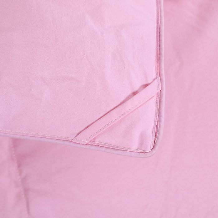 91家纺网 家纺一手货源 找家纺 呆头鹅羽绒工厂店 2025新款全棉防羽布羽绒被-扭花款 白鹅绒鸭绒被子被芯羽绒工厂店 粉色