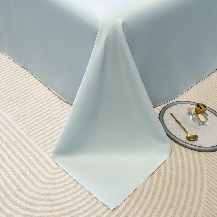 91家纺网 家纺一手货源 找家纺 青柚 2025新款A类亲肤棉刺绣四件套-塞利维亚 塞利维亚-白蓝