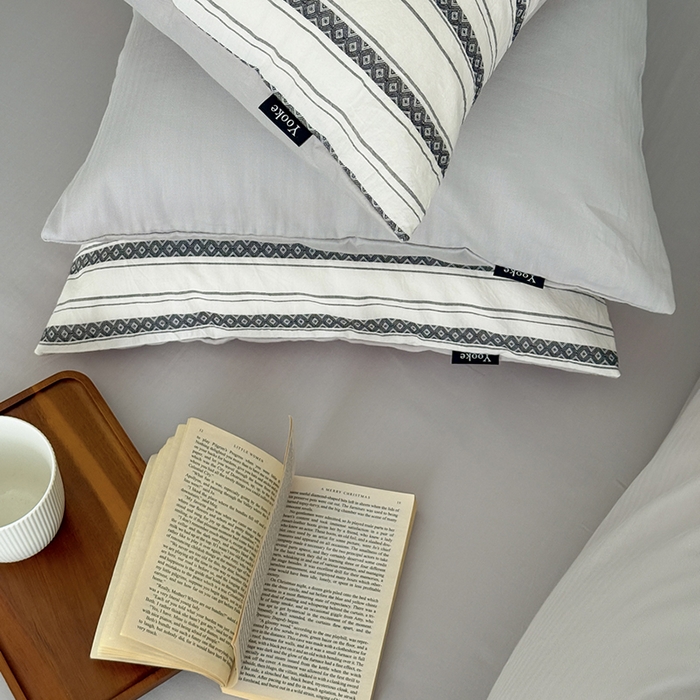 91家纺网 家纺一手货源 找家纺 （总）柚可家居 2025新款水洗棉提花四件套-