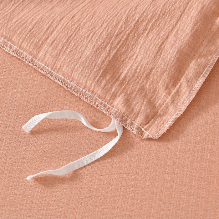 91家纺网 家纺一手货源 找家纺 星窝2025新款绣花水洗棉套件-蝶舞飞扬系列 玉色