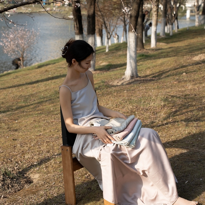 91家纺网 家纺一手货源 找家纺 （总）禾时 2025新款60S奥地利进口兰精天丝夏凉盖毯