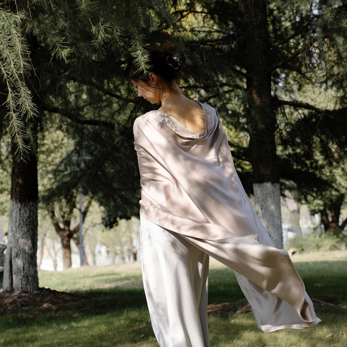 禾时 2025新款60S奥地利进口兰精天丝夏凉盖毯 凝脂紫