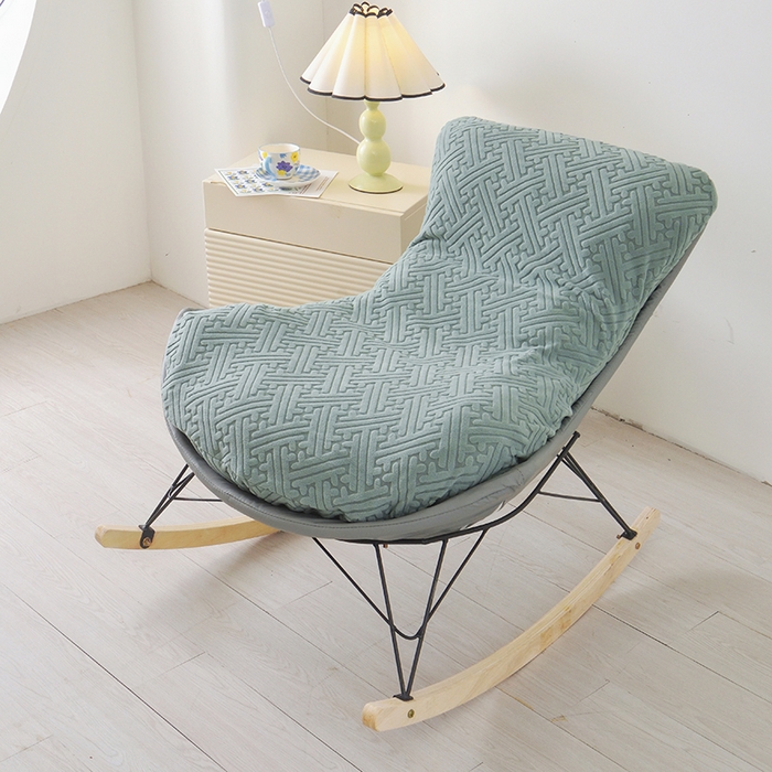 91家纺网 家纺一手货源 找家纺 启博家纺 2025新款磨毛提花龙虾椅套 墨蓝