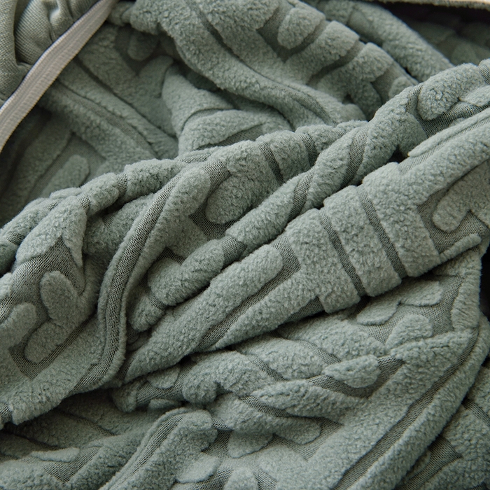 91家纺网 家纺一手货源 找家纺 启博家纺 2025新款磨毛提花办公躺椅套 墨蓝