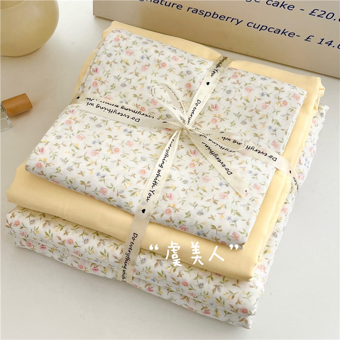 91家纺网 家纺一手货源 找家纺 （总）优品阁 2025新款人字纹全棉双层纱四件套