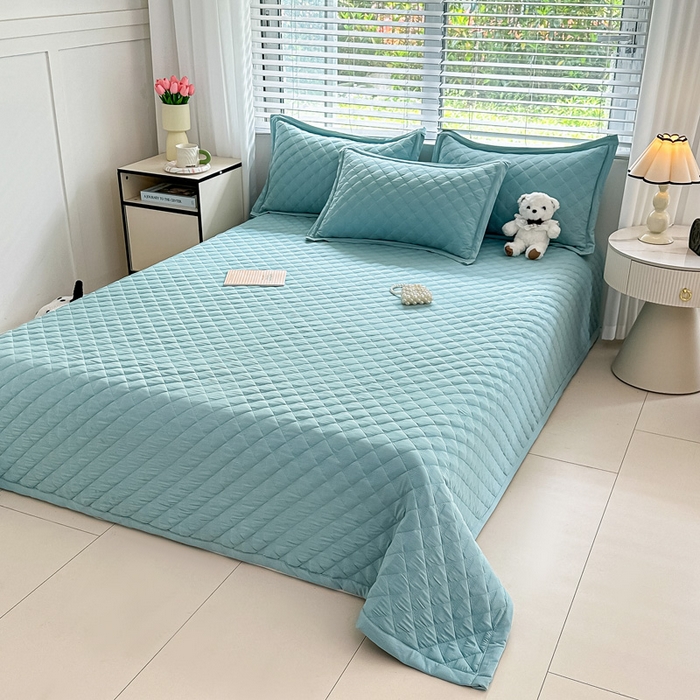 91家纺网 家纺一手货源 找家纺 （总）橘夏家纺 2025新款凉感雪肌棉多功能床盖