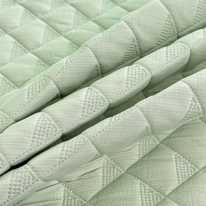 91家纺网 家纺一手货源 找家纺 橘夏家纺 2025新款凉感雪肌棉多功能床盖 柳绿