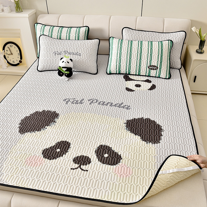 91家纺网 家纺一手货源 找家纺 （总）炫拼 2025新款0.5大版乳胶凉席三件套