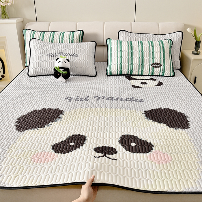 91家纺网 家纺一手货源 找家纺 （总）炫拼 2025新款0.5大版乳胶凉席三件套