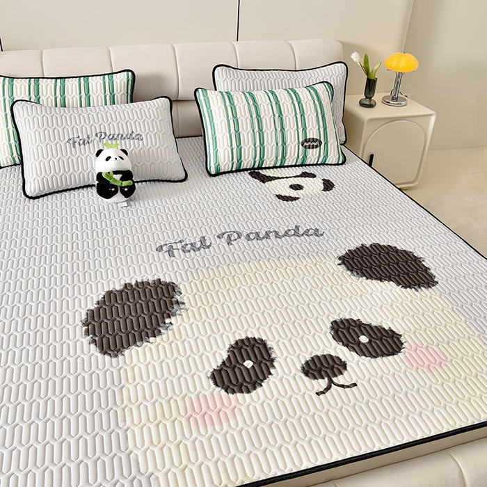 91家纺网 家纺一手货源 找家纺 （总）炫拼 2025新款0.5大版乳胶凉席三件套