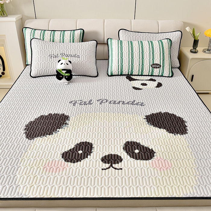 91家纺网 家纺一手货源 找家纺 （总）炫拼 2025新款0.5大版乳胶凉席三件套