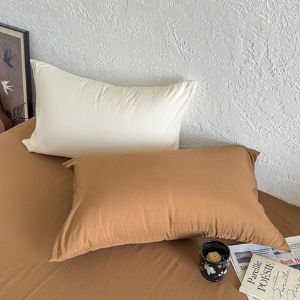 91家纺网 家纺一手货源 找家纺 （总）N先生+V 13814689556 发大图/买家秀 2025新款ins博主风纯色混搭水洗棉枕套(支持跨境电商定制尺寸)