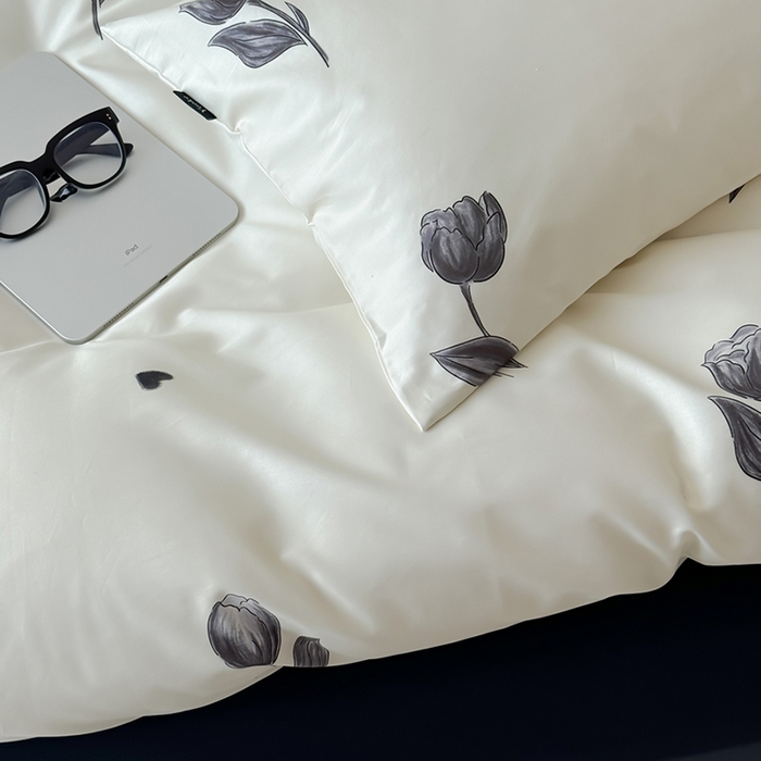 91家纺网 家纺一手货源 找家纺 （总）柚可家居 2025新款数码活性印花50支四件套