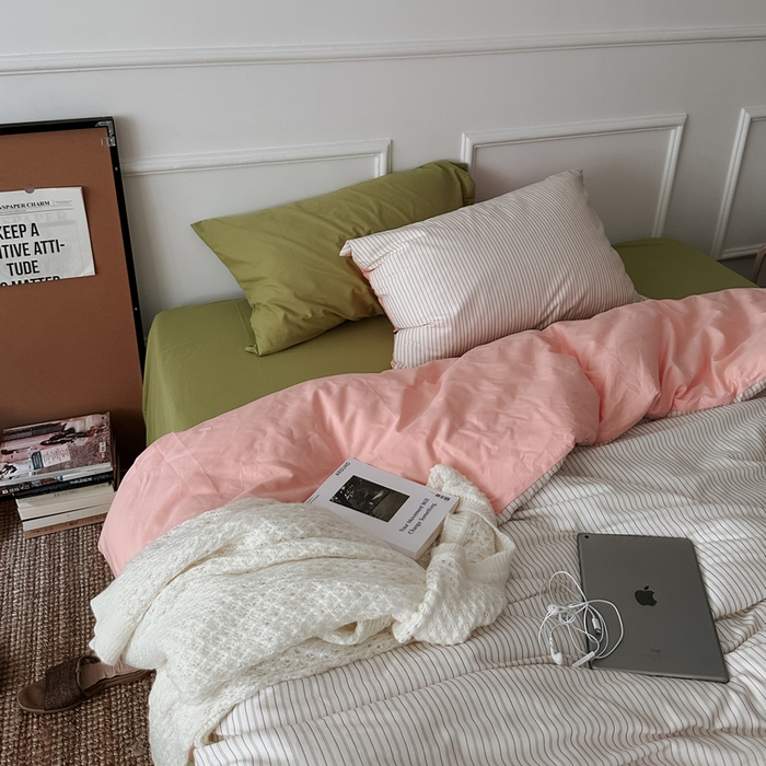 91家纺网 家纺一手货源 找家纺 （总）柚可家居 2025新款40s全棉数码印花四件套-夏日