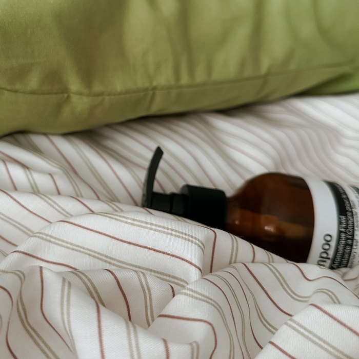 91家纺网 家纺一手货源 找家纺 柚可家居 2025新款40s全棉数码印花四件套-夏日 夏日（枕套条纹）