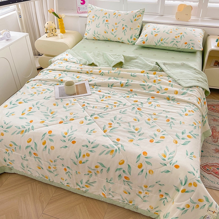 91家纺网 家纺一手货源 找家纺 （总）思雅庭 2025新款里外全棉夏被新疆棉花夏凉被空调被