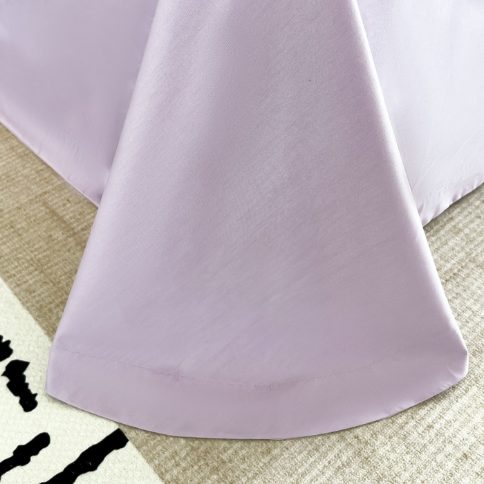 91家纺网 家纺一手货源 找家纺 梧桐家居 2025春夏新款全棉纯棉轻奢刺绣四件套-金枝玉叶 金枝玉叶-香芋紫