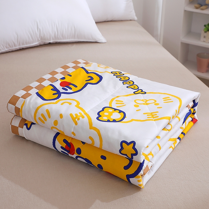 91家纺网 家纺一手货源 找家纺 （总）贝兰仙奴 2025春夏新款全棉印花夏被夏凉被空调被