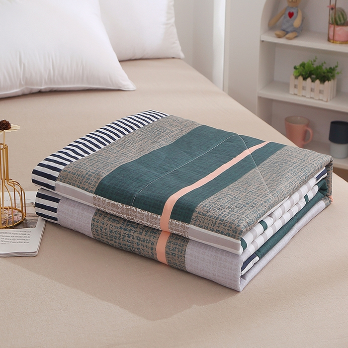 91家纺网 家纺一手货源 找家纺 贝兰仙奴 2025春夏新款全棉印花夏被夏凉被空调被 卡尔