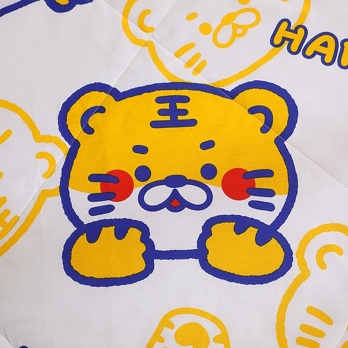 91家纺网 家纺一手货源 找家纺 贝兰仙奴 2025春夏新款全棉印花夏被夏凉被空调被 欢乐虎