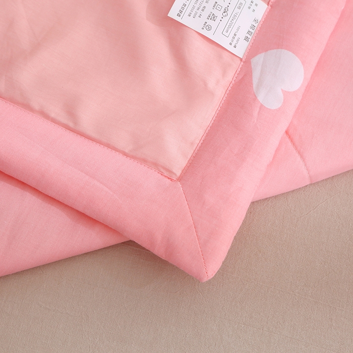 91家纺网 家纺一手货源 找家纺 贝兰仙奴 2025春夏新款全棉印花夏被夏凉被空调被 蝴蝶结