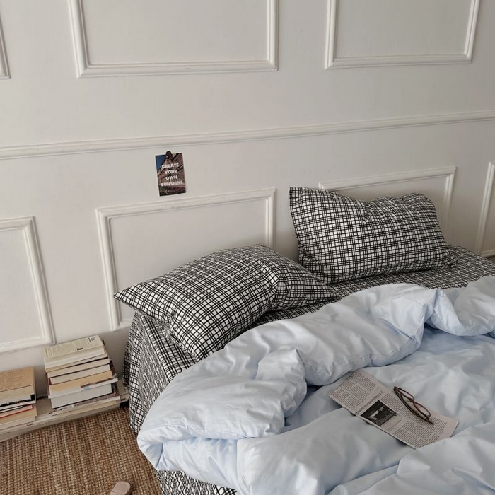 （总）柚可家居 2025新款40支斜纹全棉亲肤四件套-伦敦学院