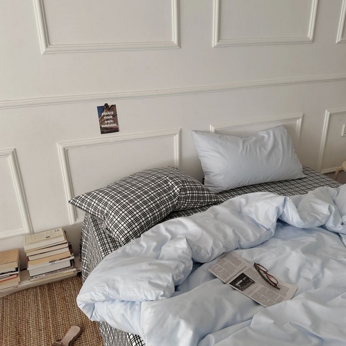 91家纺网 家纺一手货源 找家纺 （总）柚可家居 2025新款40支斜纹全棉亲肤四件套-伦敦学院