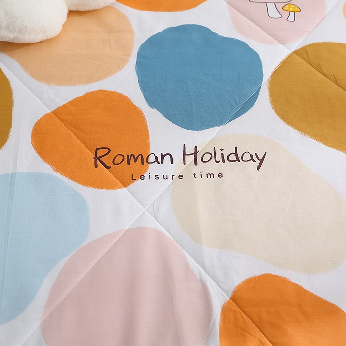 91家纺网 家纺一手货源 找家纺 贝兰仙奴 2025春夏新款全棉印花夏被夏凉被空调被 卡贝拉