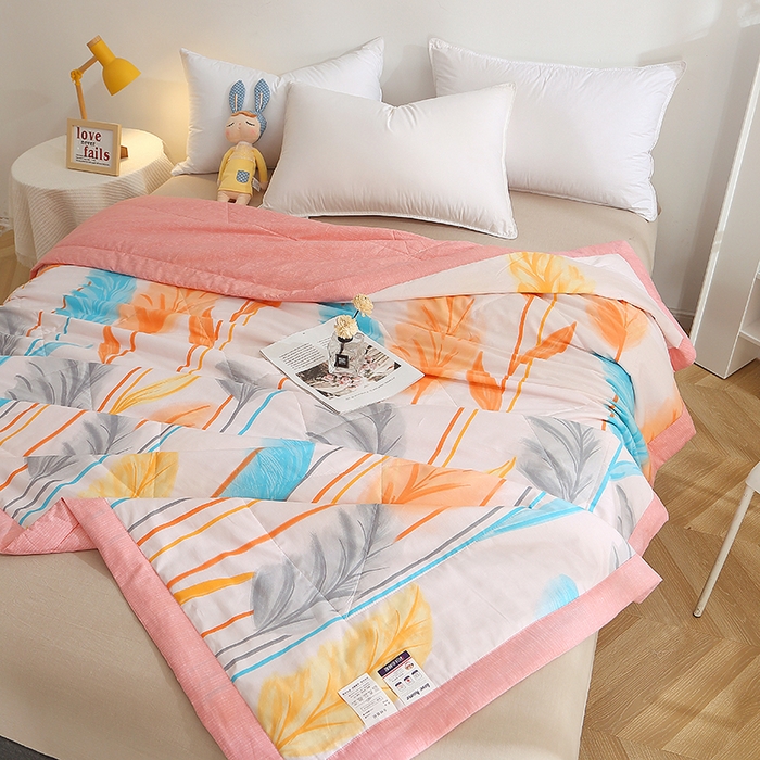 91家纺网 家纺一手货源 找家纺 贝兰仙奴 2025春夏新款全棉印花夏被夏凉被空调被 芦森