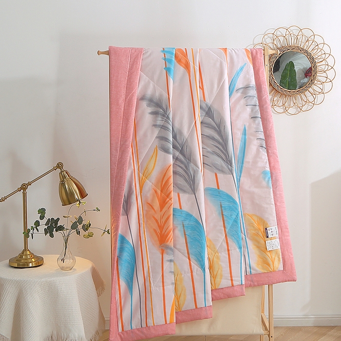 91家纺网 家纺一手货源 找家纺 贝兰仙奴 2025春夏新款全棉印花夏被夏凉被空调被 芦森