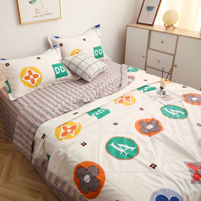 91家纺网 家纺一手货源 找家纺 贝兰仙奴 2025春夏新款全棉印花夏被夏凉被空调被 梦幻