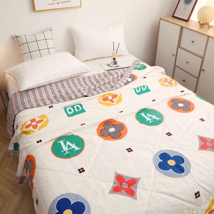 91家纺网 家纺一手货源 找家纺 贝兰仙奴 2025春夏新款全棉印花夏被夏凉被空调被 梦幻