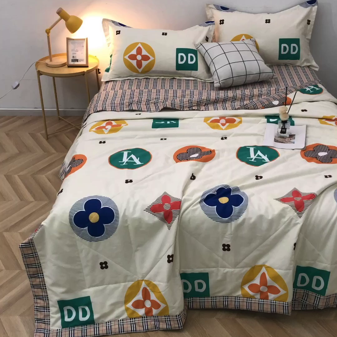 91家纺网 家纺一手货源 找家纺 贝兰仙奴 2025春夏新款全棉印花夏被夏凉被空调被 梦幻