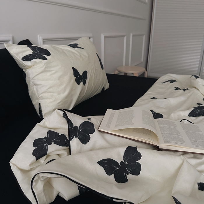 91家纺网 家纺一手货源 找家纺 （总）柚可家居 2025新款舒适凉感斜纹全棉蝶舞夏被