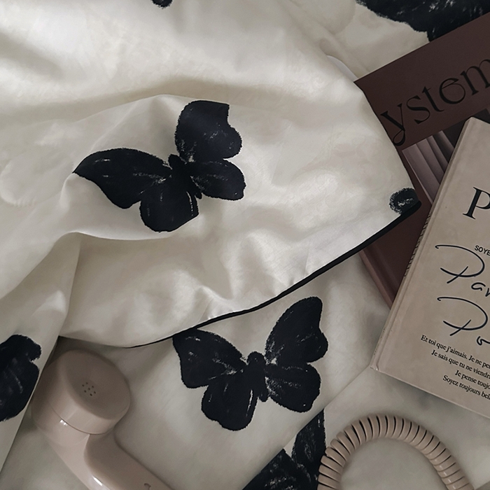 91家纺网 家纺一手货源 找家纺 （总）柚可家居 2025新款舒适凉感斜纹全棉蝶舞夏被