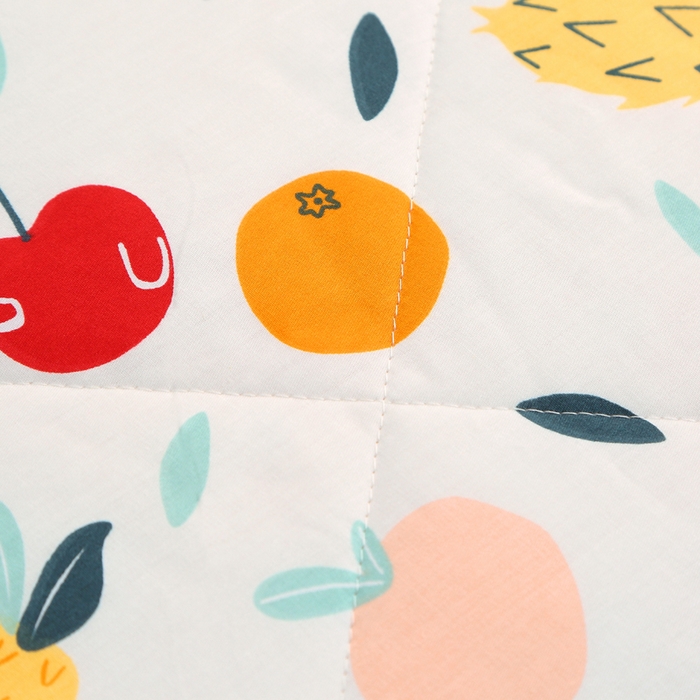 91家纺网 家纺一手货源 找家纺 贝兰仙奴 2025春夏新款全棉印花夏被夏凉被空调被 水果派对