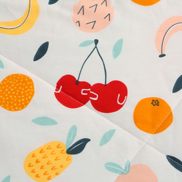 91家纺网 家纺一手货源 找家纺 贝兰仙奴 2025春夏新款全棉印花夏被夏凉被空调被 水果派对