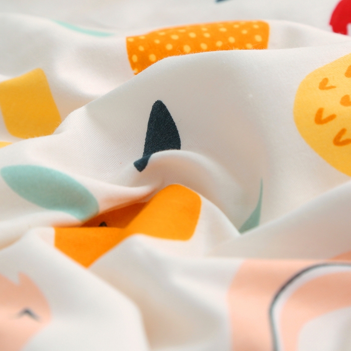 91家纺网 家纺一手货源 找家纺 贝兰仙奴 2025春夏新款全棉印花夏被夏凉被空调被 水果派对