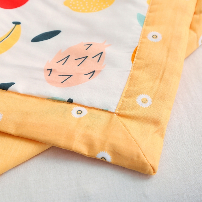 91家纺网 家纺一手货源 找家纺 贝兰仙奴 2025春夏新款全棉印花夏被夏凉被空调被 水果派对